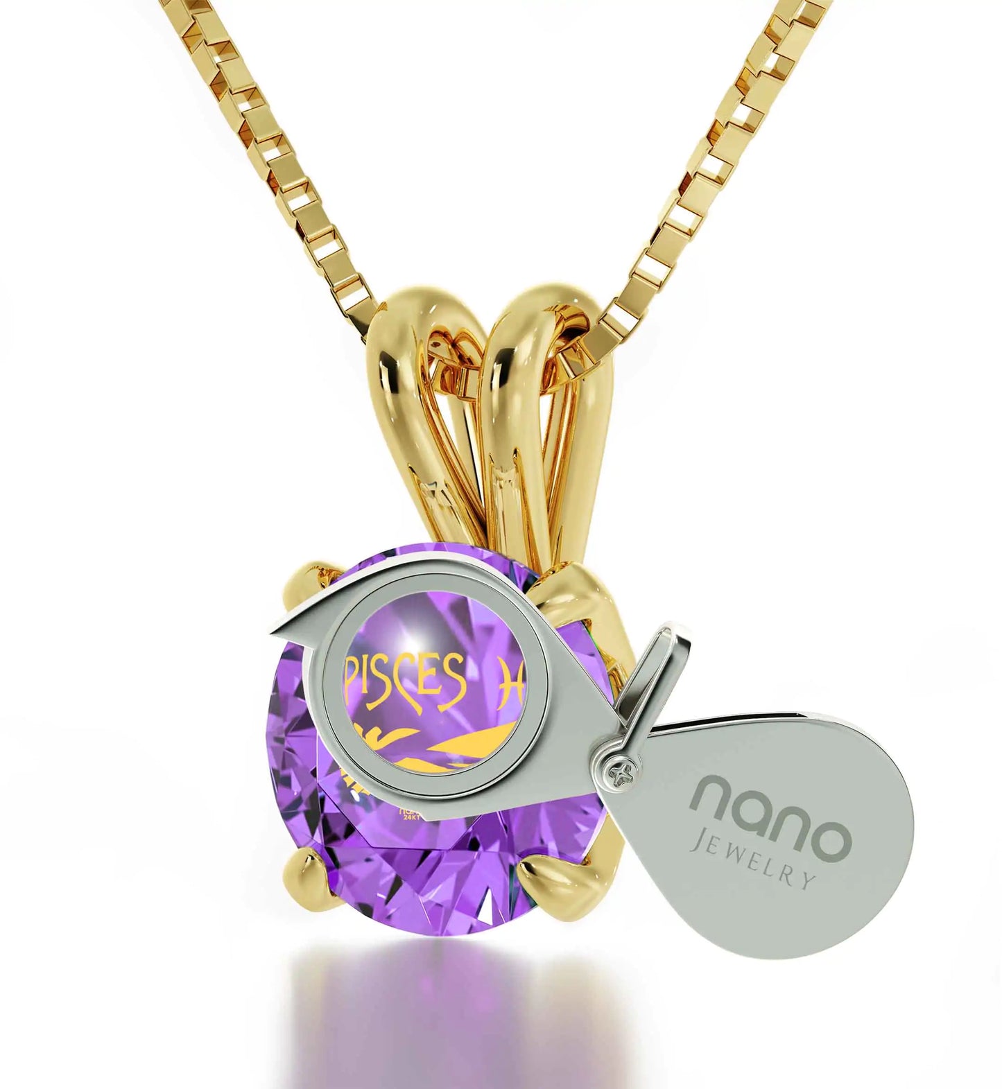 Pisces Zodiac Necklace