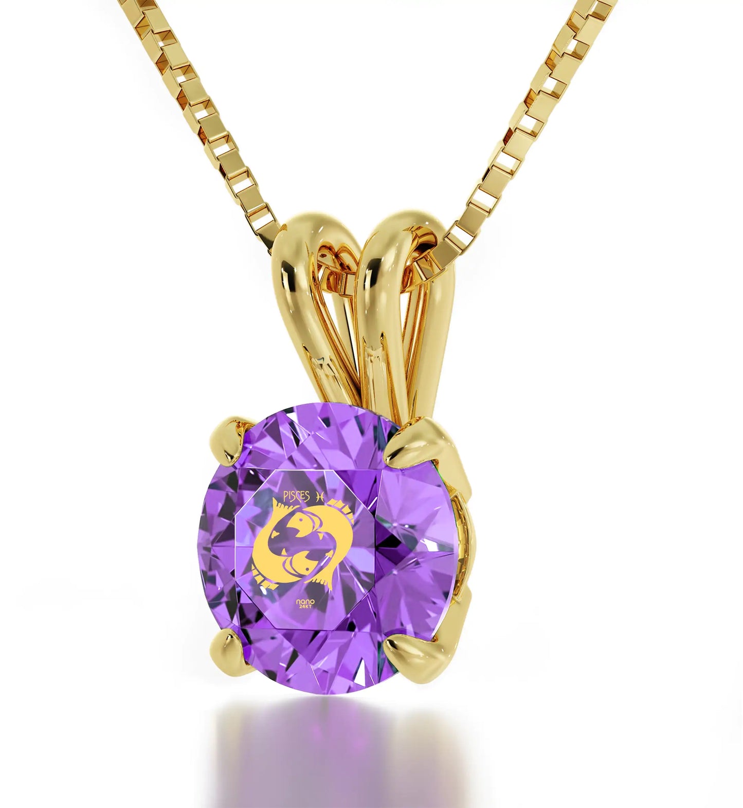 Pisces Zodiac Necklace